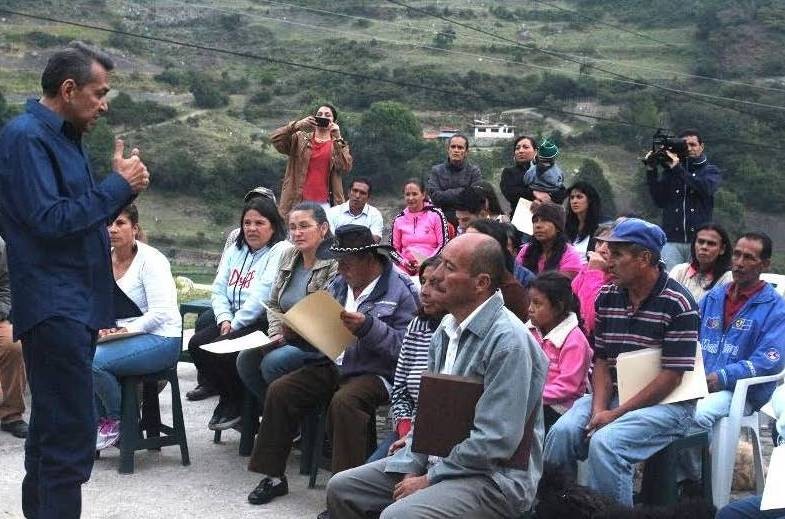 Diario Frontera, Frontera Digital,  GOBIERNO DE MÉRIDA, ESCAGUEY, Páramo, ,Cuarenta familias  de la Urb. “Nuevo Escagüey” recibieron certificados de adjudicaciones