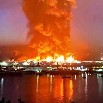 Diario Frontera, Frontera Digital,  MUELLE DE SAN FRANCISCO, Internacionales, ,Incendio destruye parte del histórico 
muelle de pescadores de San Francisco
