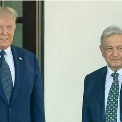 Diario Frontera, Frontera Digital,  D. TRUMP, Internacionales, ,Trump recibe en la Casa Blanca a su 
"amigo" López Obrador en medio de críticas
