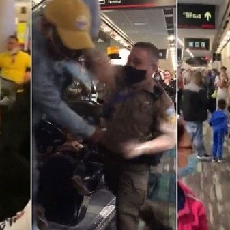 Diario Frontera, Frontera Digital,  AEREOPUERTO DE MIAMI, Internacionales, ,Retraso en vuelo provoca pelea entre policías 
y pasajeros en el Aeropuerto de Miami