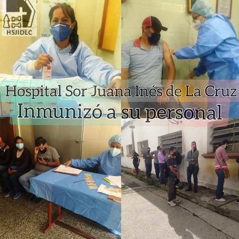 Diario Frontera, Frontera Digital,  SOR JUANA INÉS DE LA CRUZ, Salud, ,Personal del hospital Sor Juana Inés fue vacunado