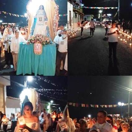 Diario Frontera, Frontera Digital,  subida de la Virgen Nuestra Señora de las Mercedes, ZEA, Mocoties, ,Una Luz para la Virgen María en el inicio de las Fiestas Patronales en Zea