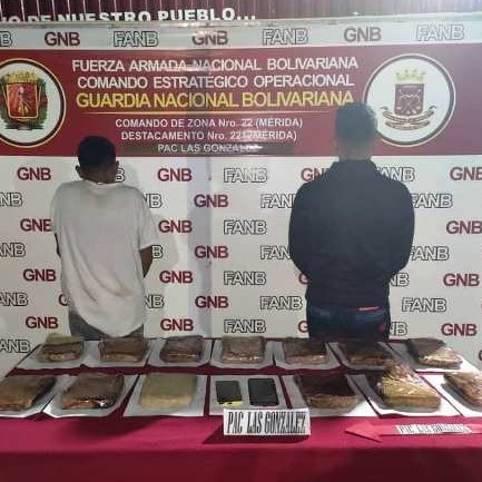 Diario Frontera, Frontera Digital,  GNB, PUESTO LA GONZÁLEZ, Sucesos, ,GNB captura a dos sujetos con 13 panelas de Marihuana en PAC Las Gonzáles