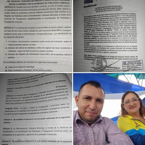 Diario Frontera, Frontera Digital,  CONCEJAL, Podemos, El Vigía Panamericana, ,MENDOZA DENUNCIÓ CAMBIOS ILEGALES 
A LA ORDENANZA DE PUBLICIDAD Y PROPAGANDA