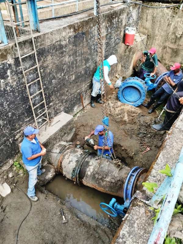 Diario Frontera, Frontera Digital,  DIQUE RIO CACIQUE, ALBERTO ADRIANI, MÉRIDA, El Vigía Panamericana, ,Fuerza laboral de Aguas de Mérida avanza en la recuperación 
del dique de río Cacique en el municipio Alberto Adriani