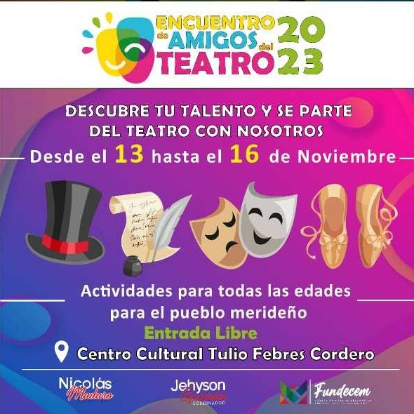 Diario Frontera, Frontera Digital,  Encuentro de Amigos del Teatro 2023, FUNDECEM, Entretenimiento, ,Fundecem invita al Encuentro de Amigos del Teatro 2023