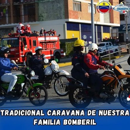 Diario Frontera, Frontera Digital,  Cuerpo de Bomberos Mérida, Yaneth Calderón, Regionales, ,Cuerpo de Bomberos del estado Bolivariano de Mérida realizó tradicional caravana