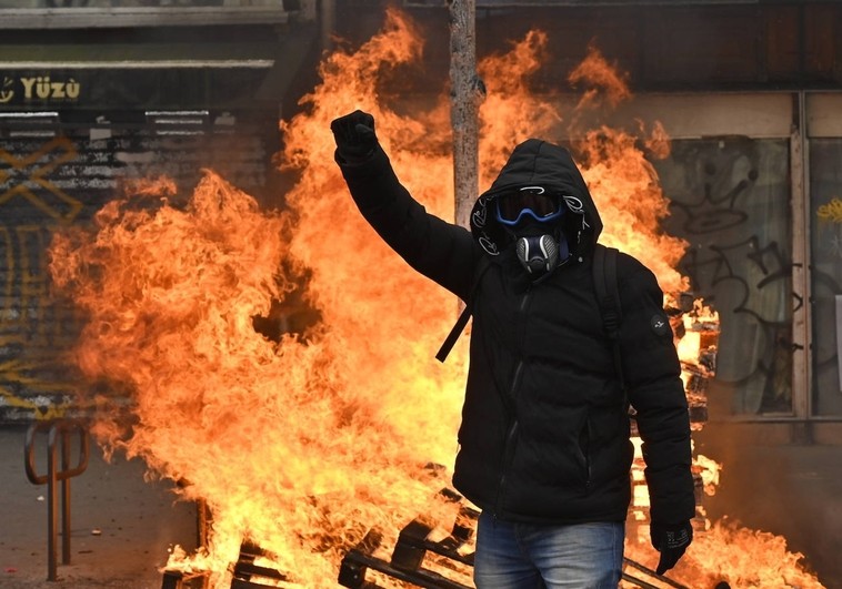 Diario Frontera, Frontera Digital,  FRANCIA, PROTESTAS, Internacionales, ,La reforma de las pensiones radicaliza a los jóvenes franceses