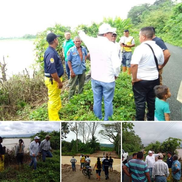 Diario Frontera, Frontera Digital,  Alcalde Lisandro Segura, El Vigía Panamericana, ,Alcalde Lisandro Segura inspeccionó zonas afectadas 
por lluvias y crecidas de afluentes