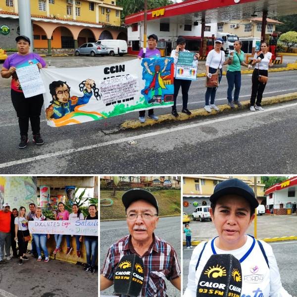 Diario Frontera, Frontera Digital,  PROTESTA DE DOCENTES, SECTOR IBERIA, EL VIGÍA, El Vigía Panamericana, ,Docentes realizaron pancartazo 
y grafitazo para exigir salarios justos