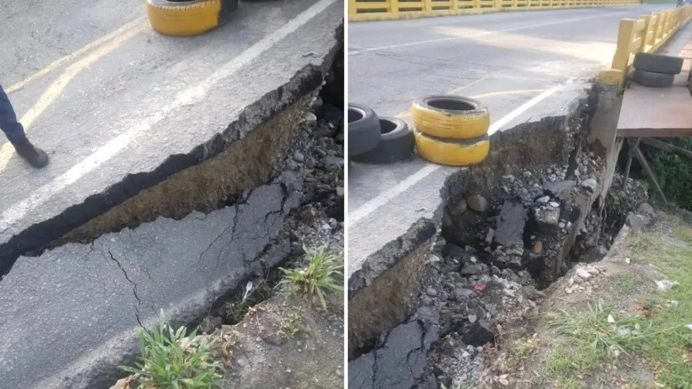 Diario Frontera, Frontera Digital,  El Vigía Panamericana, ,En El Vigía cada día cede más la falla de borde del sector La Blanca