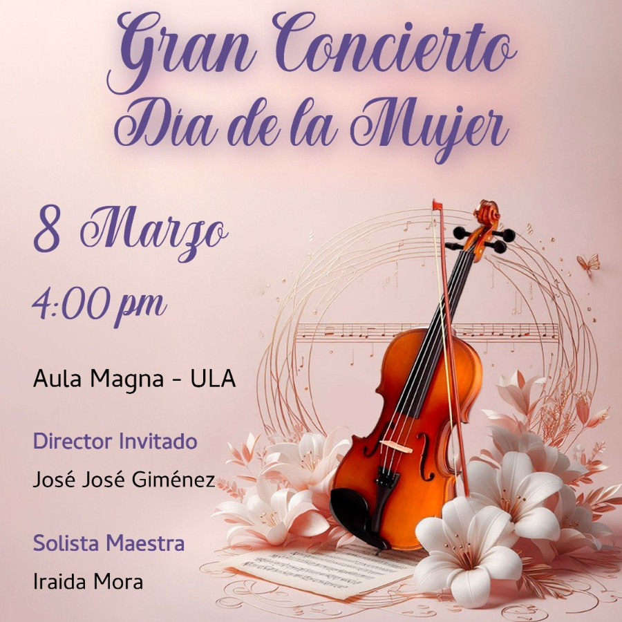 Diario Frontera, Frontera Digital,  Entretenimiento, ,Orquesta Sinfónica del estado Mérida celebra el Día Internacional de la Mujer con un concierto de gala