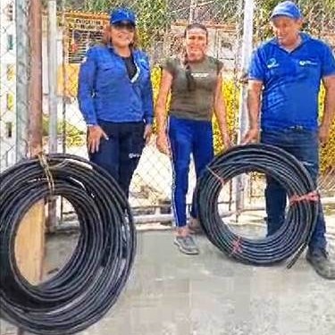 Diario Frontera, Frontera Digital,  Regionales, ,Aguas de Mérida otorgó 200 metros de tubería a 
U.E. Ángel Domingo Velazco de Río Negro en Guaraque