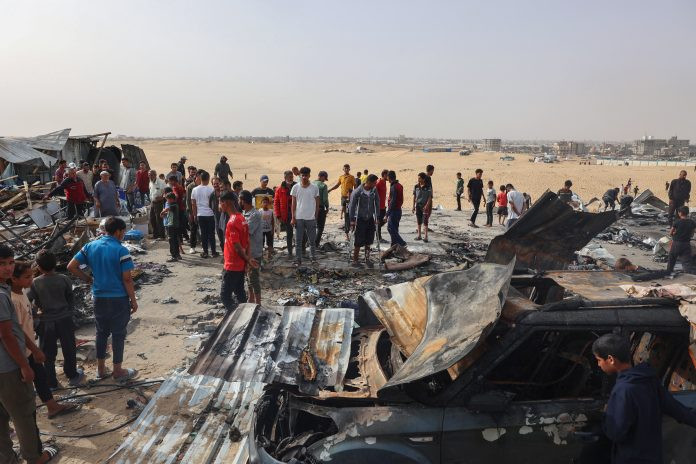 Diario Frontera, Frontera Digital,  Internacionales, ,Bombardeo israelí dejó al menos 45 muertos en un campo de desplazados de Rafah