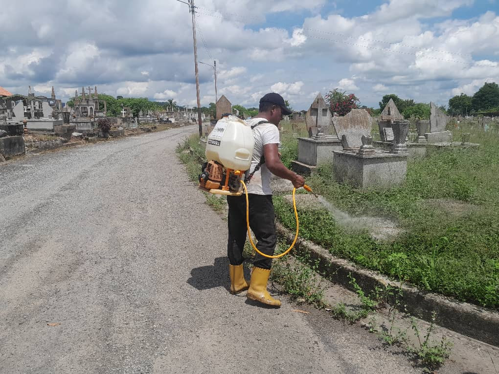 Diario Frontera, Frontera Digital,  El Vigía Panamericana, ,Alcaldía continúa los trabajos de mantenimiento y fumigación en los cementerios municipales de El Vigía