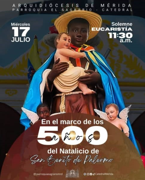 Diario Frontera, Frontera Digital,  Regionales, ,Arquidiócesis de Mérida recibe a Delegación de Sicilia, Palermo, con motivo del V Centenario del nacimiento de San Benito