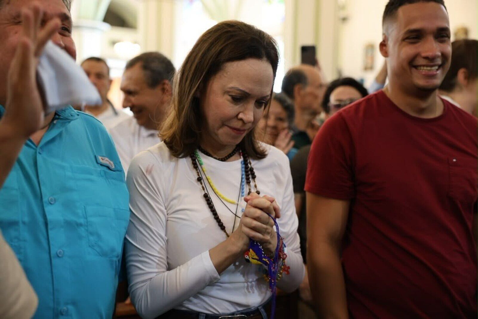 Diario Frontera, Frontera Digital,  Politica, ,María Corina Machado regresó a Venezuela: las imágenes de su primera aparición pública en Lara