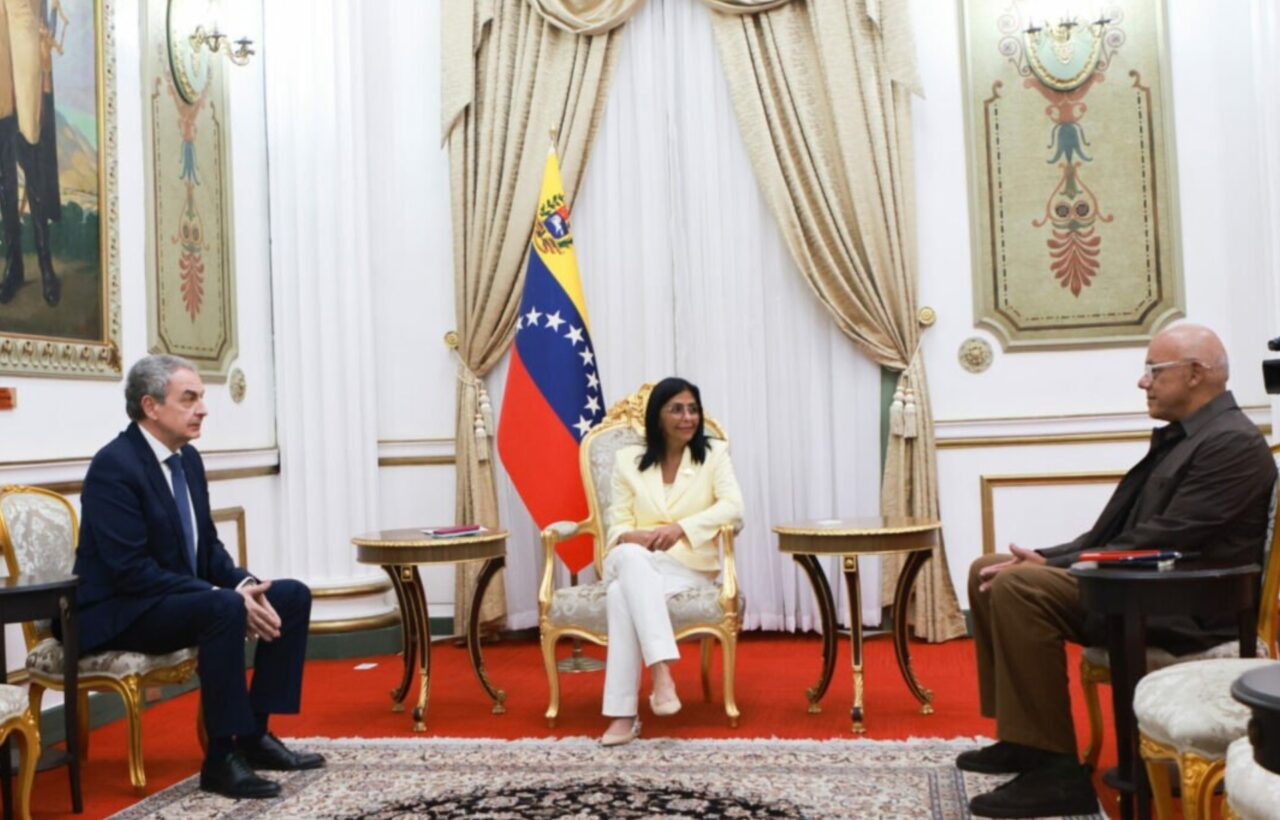 Diario Frontera, Frontera Digital,  Nacionales, ,José Luis Rodríguez Zapatero se reunió con Delcy Rodríguez en el Palacio de Miraflores