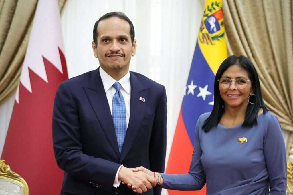 Diario Frontera, Frontera Digital,  Nacionales, ,Presidenta encargada recibe al primer ministro de Qatar en Miraflores