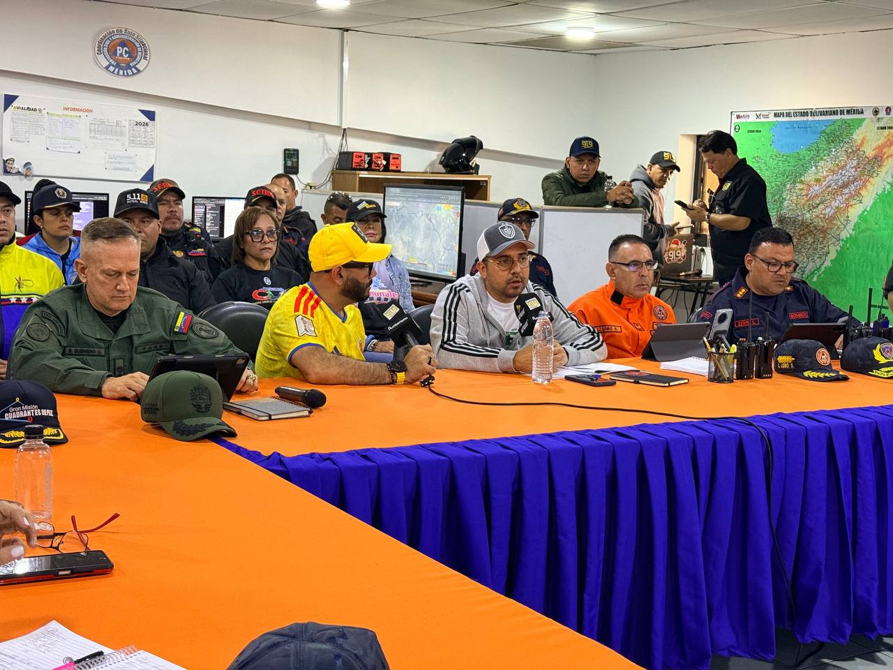 Diario Frontera, Frontera Digital,  Regionales, ,Sivoli destacó que, bajo las instrucciones del gobernador Arnaldo Sánchez, el personal de la sala situacional se encuentra articulando todos los detalles logísticos para el envío de la Avanzada N° 4,Mérida alista 4ta avanzada de héroes para labores de rescate en La Guaira