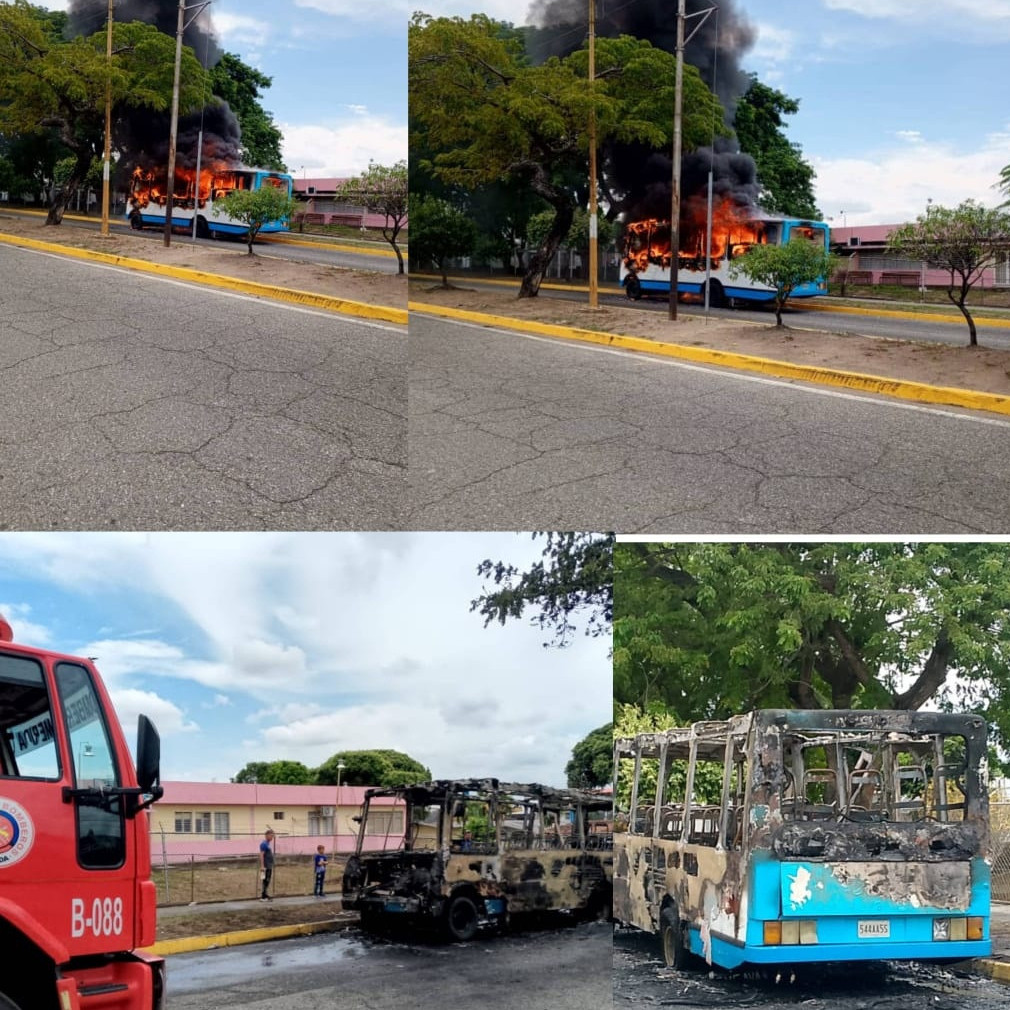 Frontera Digital, Diario Frontera, Bomberos sofocaron incendio de buseta en El Vigía