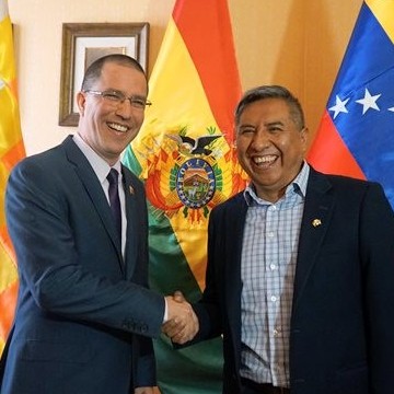 Diario Frontera, Frontera Digital,  JORGEARREAZA, Internacionales, ,Canciller Arreaza se reúne con su par de Bolivia 
para afianzar relaciones diplomáticas de paz