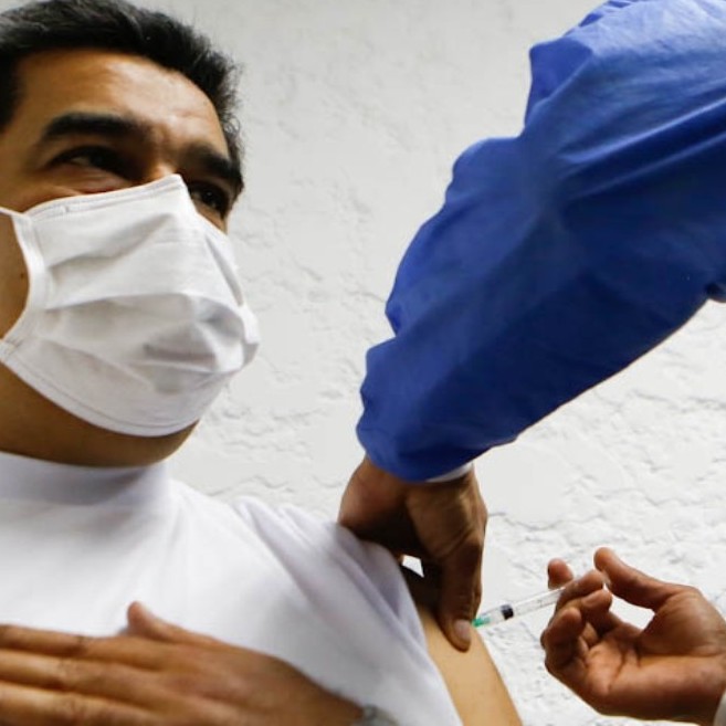 Diario Frontera, Frontera Digital,  NICOLÁS MADURO, Nacionales, ,Presidente Maduro recibió la primera dosis de vacuna rusa Spunik V