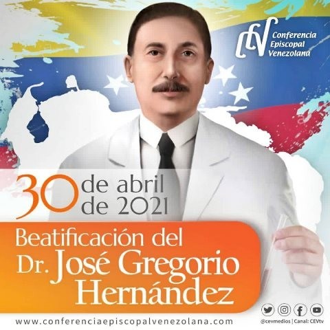Diario Frontera, Frontera Digital,  JOSÉ GREGORIO HERNÁNDEZ, BEATIFICACIÓN, 30 DE ABRIL DE 2021, Nacionales, ,Beatificación del Dr. José Gregorio Hernández 
será el 30 de abril en Caracas