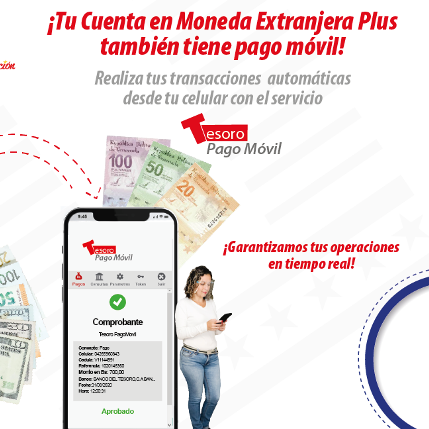 Diario Frontera, Frontera Digital,  BANCO DEL TESORO, Nacionales, ,Banco del Tesoro activa servicio de Pago Móvil 
para cuentas en moneda extranjera