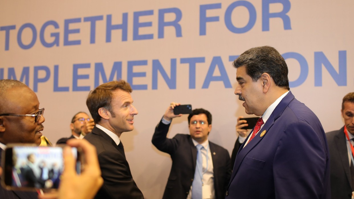 Diario Frontera, Frontera Digital,  COP27, EGIPTO, NICOLAS MADURO, EMMANUEL MACRON, Internacionales, ,Presidente Maduro se reúne con Emmanuel Macron en la COP27