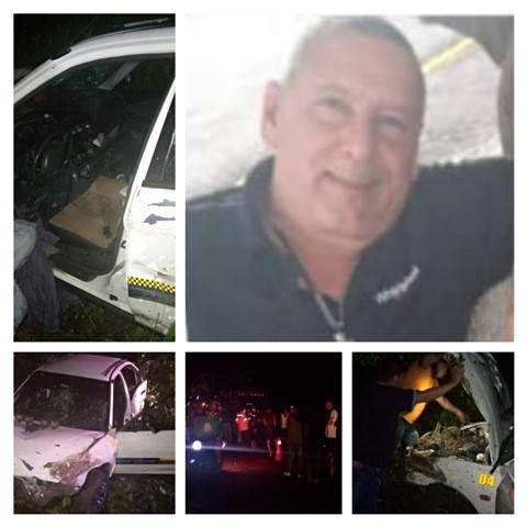 Diario Frontera, Frontera Digital,  LA PALMITA DE EL VIGÍA, accidente, taxi, Sucesos, ,TAXISTA MURIÓ TRAS CAER BARRANCO 
DE SIETE METROS EN LA PALMITA DE EL VIGÍA
