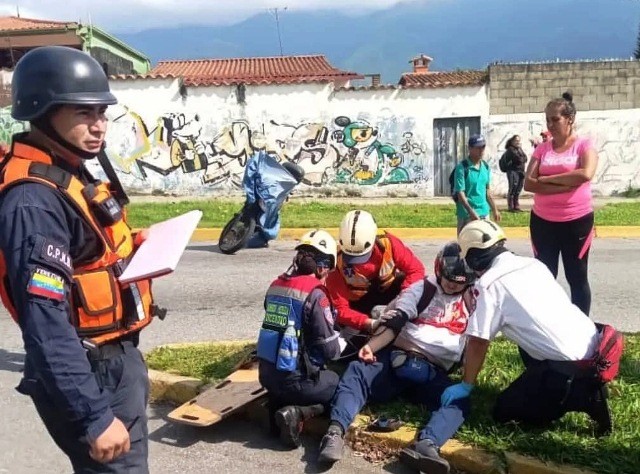 Diario Frontera, Frontera Digital,  MOTORIZADO, MÉRIDA, Sucesos, ,MOTORIZADO RECLUIDO EN IAHULA
AL IMPACTAR CON VEHÍCULO EN MÉRIDA