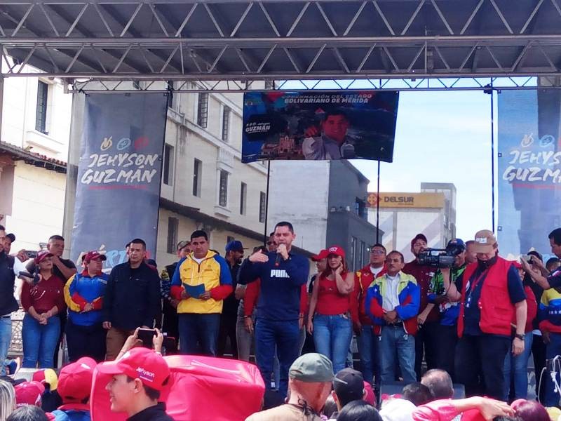Diario Frontera, Frontera Digital,  ALCALDE JESÚS ARAQUE, CONCENTYRACIÓN, PSUV, NICOLÁS MADURO, Politica, ,Alcalde Jesús Araque ratificando su apoyo incondicional al Presidente Nicolás Maduro 
rechazó las sanciones y el bloqueo económico contra el país
