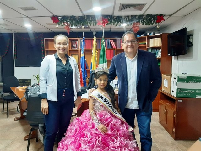 Diario Frontera, Frontera Digital,  Alcalde Lisandro Segura, Estefani Parra, Mini Mérida 2022, El Vigía Panamericana, ,Alcalde Lisandro Segura recibió en su despacho 
a Estefani Parra, Mini Mérida 2022