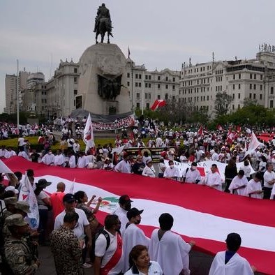 Diario Frontera, Frontera Digital,  MARCHAS EN PERÚ, PAZ EN PERÚ, Internacionales, ,Marchas por la paz en Perú rechazan violentas protestas