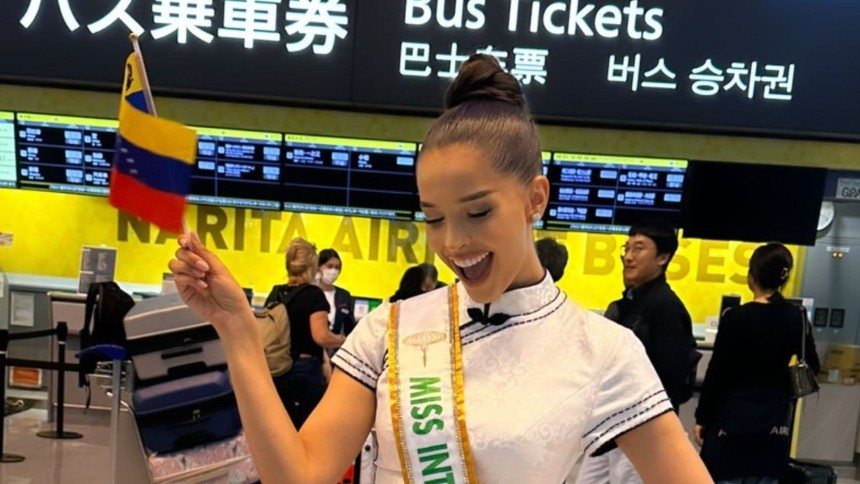 Diario Frontera, Frontera Digital,  ANDREA RUBIO, MISS INTERNATIONAL VENEZUELA, JAPÓN, Farándula, ,Miss International Venezuela llegó a Japón, 
pero se le extraviaron cinco maletas con la ropa del certamen