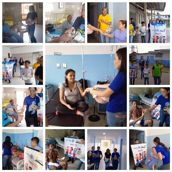 Diario Frontera, Frontera Digital,  Interact El Vigía, hospital Adam Muñoz Callejas, El Vigía Panamericana, ,Interact El Vigía entregó  50 arepas a pacientes 
y familiares del hospital Adam Muñoz Callejas