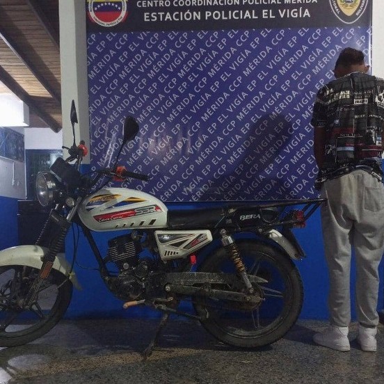 Diario Frontera, Frontera Digital,  PNB, EL VIGÍA, Sucesos, ,PNB capturó a joven y recupero moto 
solicitada por hurto en El Vigía