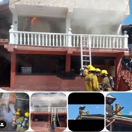Diario Frontera, Frontera Digital,  INCENDIO RESTAURANTE TOVAR, Sucesos, ,Bomberos indaga causa del incendio 
de un restaurante en Tovar