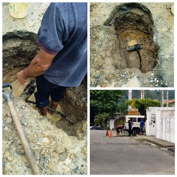 Diario Frontera, Frontera Digital,  URB PRIMERO DE MAYO, EL VIGÍA, El Vigía Panamericana, ,Aguas de Mérida repara los botes de agua
en la urbanización Primero de Mayo de El Vigía