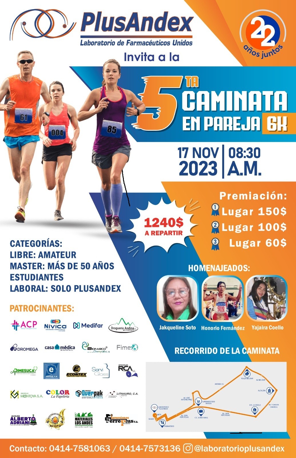 Diario Frontera, Frontera Digital,  El Vigía, Caminata PlusAndex, Deportes, ,Plusandex invita a la quinta caminata 
en parejas a efectuarse este viernes en El Vigía