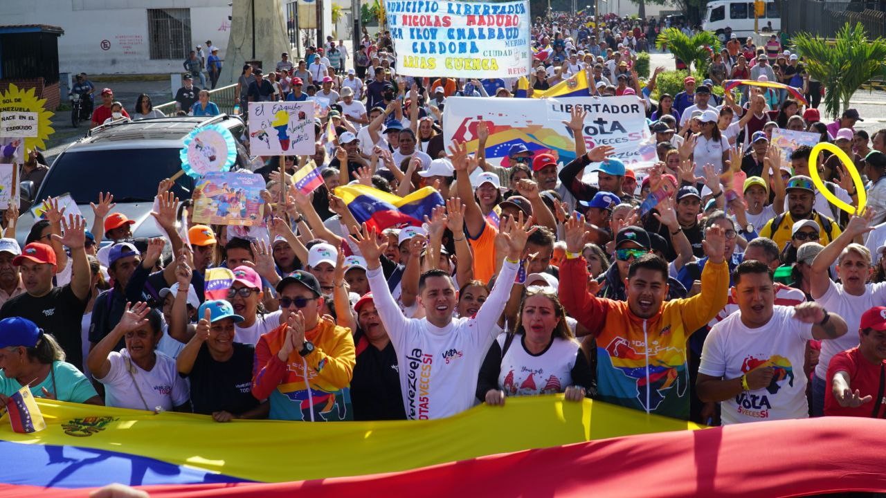Diario Frontera, Frontera Digital,  Cierre de campaña esequibo, jesus araque, municipio libertador, Mérida, Politica, ,Municipio Libertador de Mérida dijo presente en cierre de campaña Venezuela Toda