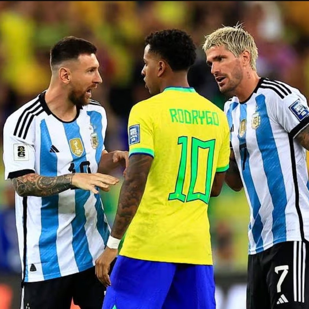 Diario Frontera, Frontera Digital,  Lionel Messi, Argentina, Rodrygo Goes, Brasil, Deportes, ,Rodrygo Goes recibe insultos racistas tras su discusión con Messi