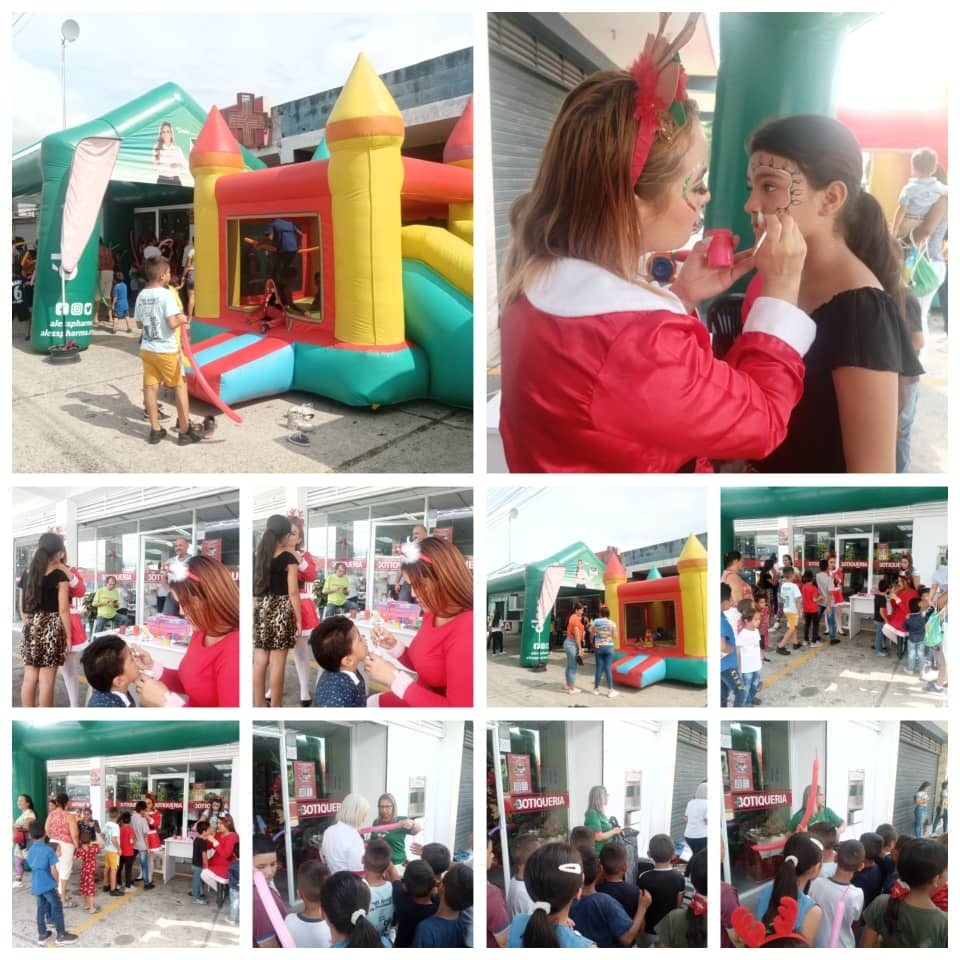 Diario Frontera, Frontera Digital,  farmacia La Playita, municipio Alberto Adriani, El Vigía, Yorvin Niño, Una Sonrisa en La Navidad, El Vigía Panamericana, ,Farmacia La Playita obsequió navidad felices a niños de varios sectores en El Vigía
