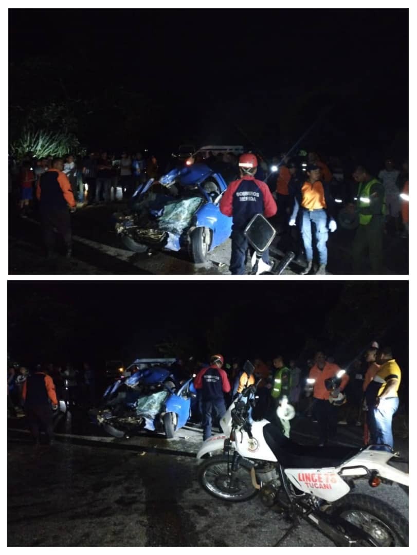 Diario Frontera, Frontera Digital,  Sucesos, ,Ciudadano falleció en colisión entre dos vehículos
en la carretera Panamericana del estado Mérida
