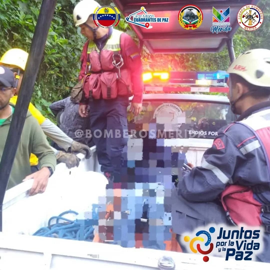 Diario Frontera, Frontera Digital,  Cuerpo de Bomberos, Adolfo Peña, El Vallecito, municipio Libertador, Mérida, TEC, PNB, Sucesos, ,Ciudadano falleció tras caer a un barranco de seis metros en Mérida