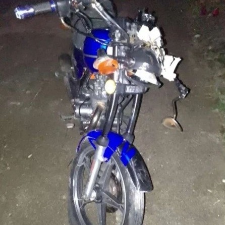 Diario Frontera, Frontera Digital,  Sucesos, ,Ciudadano resultó lesionado
tras volcar su moto en Zea