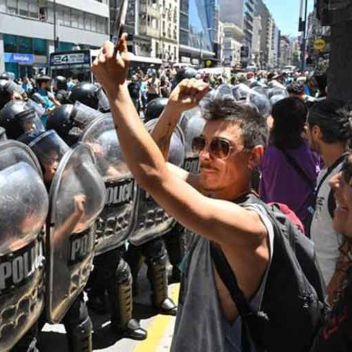Diario Frontera, Frontera Digital,  Internacionales, ,Reportan incidentes en la desconcentración de la marcha de la CGT en Argentina