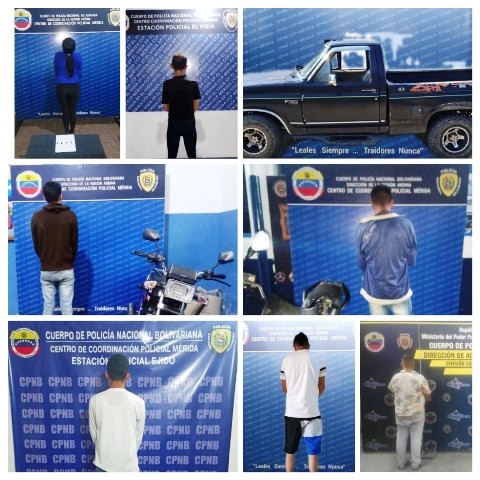 Diario Frontera, Frontera Digital,  PNB, Sucesos, ,PNB detuvo a siete personas y recuperó una camioneta en Mérida