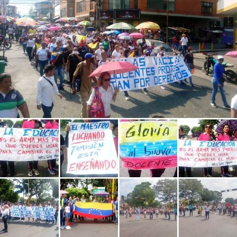 Diario Frontera, Frontera Digital,  El Vigía Panamericana, ,"GRITOS DEL SILENCIO" SE HIZO SENTIR EN EL VIGÍA POR SALARIOS DIGNOS